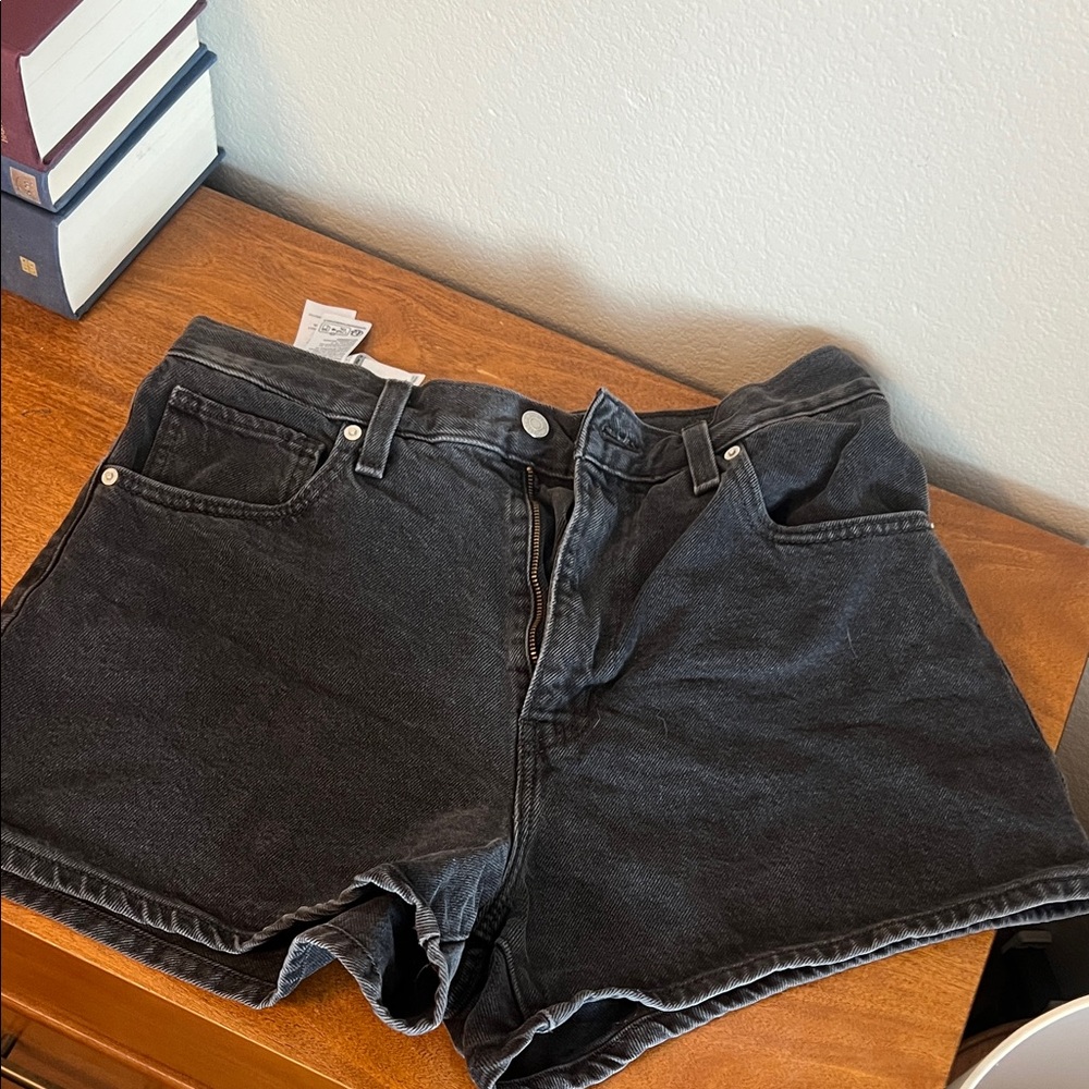 Levi's Charcoal Jean Shorts for Women